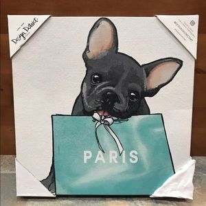 ✨SALE! French Bulldog Frenchie Canvas NWT